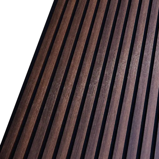 Slat wood acoustic wall panels