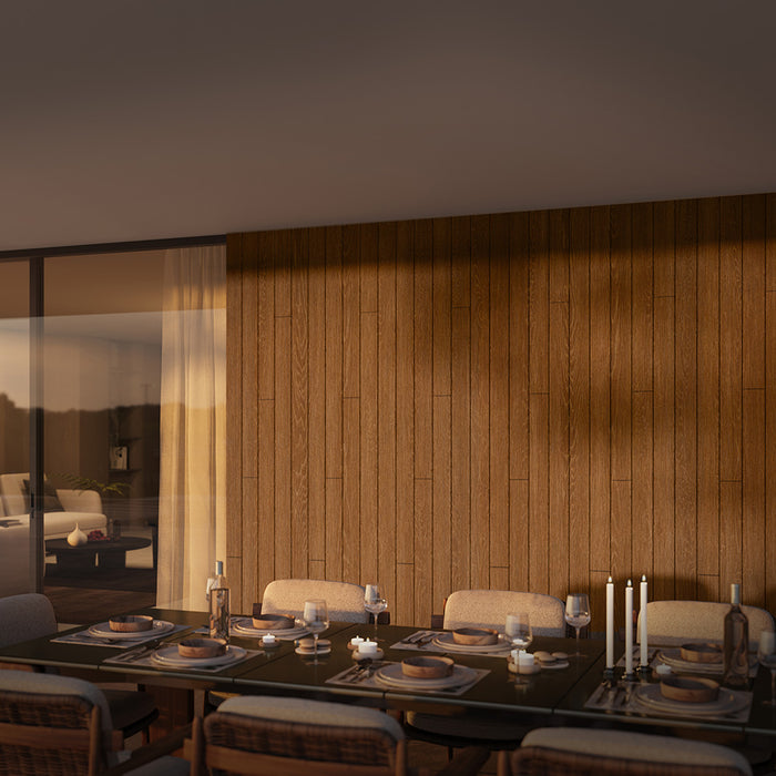 Peruvian Teak Wood-Like Composite Siding, Exterior Wall Paneling
