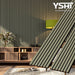 Alamosa Green Acoustic Slat Wood Wall Panels
