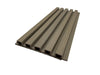 Pale Oak 5 Grid Composite Siding Slat Panels for Exterior Outdoor Walls