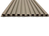 Pale Oak 5 Grid Composite Siding Slat Panels for Exterior Outdoor Walls