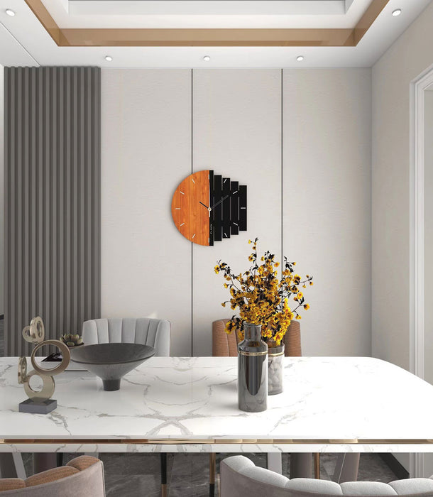 7 Grid Gray Slat Wood Wall Panels - 106" Long x 5 3/4" Width