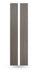 7 Grid Gray Slat Wood Wall Panels - 106" Long x 5 3/4" Width