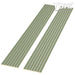 Alamosa Green with White Backing Acoustic Slat Wood Wall Panels