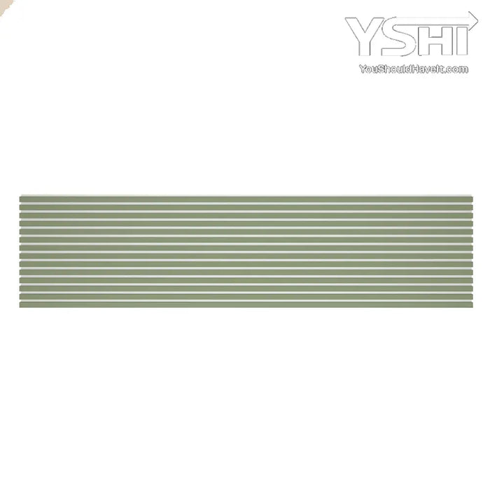 Alamosa Green with White Backing Acoustic Slat Wood Wall Panels