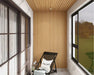 Light Oak Slat Wood Wall Panels - (94’’ Long & 106’’ Long) X (5 3/4’’ Width) Home Garden
