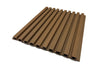 Maple 5 Grid Composite Siding Slat Panels for Exterior Outdoor Walls