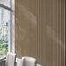 4 Grid White Maple Black Gap MDF Slat Wall Panels - 94.5" Long & 106" long