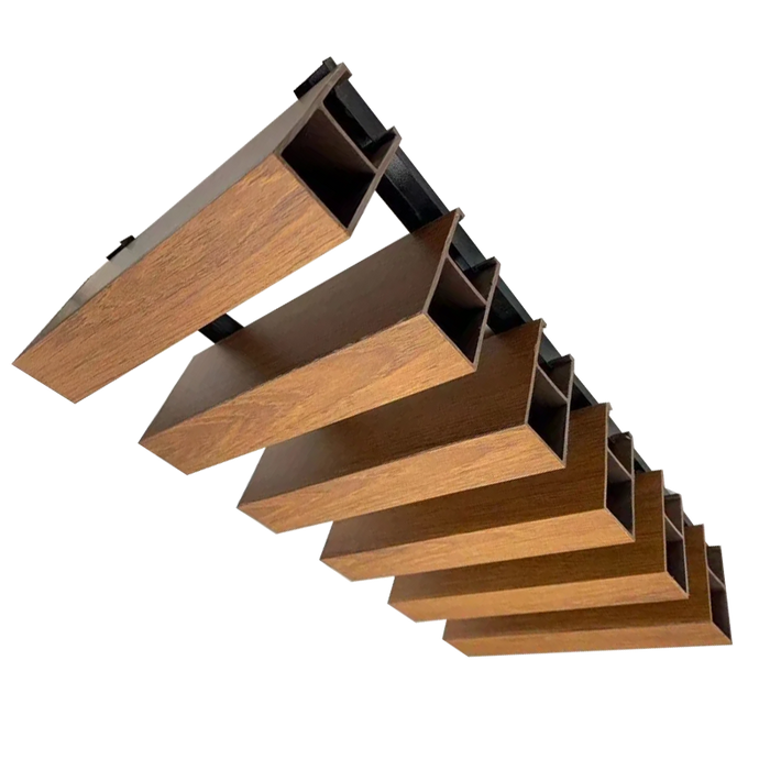 Suspended Slatted Wood Ceiling System Install