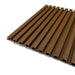 Teak A1 5 Grid Composite Siding Slat Panels For Exterior Outdoor Walls