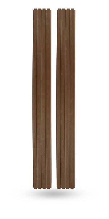 Teak Composite Siding Slat Panels for Exterior Outdoor Walls