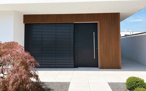 Teaka1 Teak Composite Siding Slat Panels For Exterior Outdoor Walls