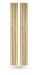 Unfinished Wide-Slat Slat Wood Wall Panels