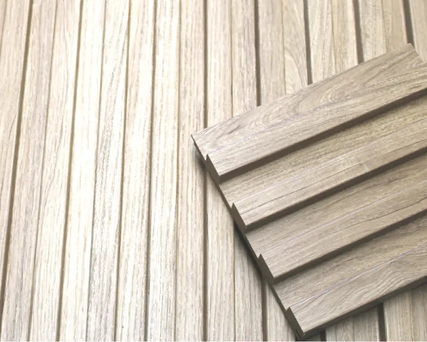Walnut Slat Wood Wall Panels - (94’’ Long) X (5 3/4’’ Width) Home & Garden