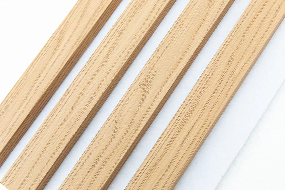 Textured American Oak Acoustic Wall Panels, Soundproofing for Walls