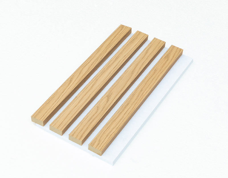 Textured American Oak Acoustic Wall Panels, Soundproofing for Walls