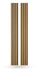 4 Grid White Maple Black Gap MDF Slat Wall Panels - 94.5" Long & 106" long