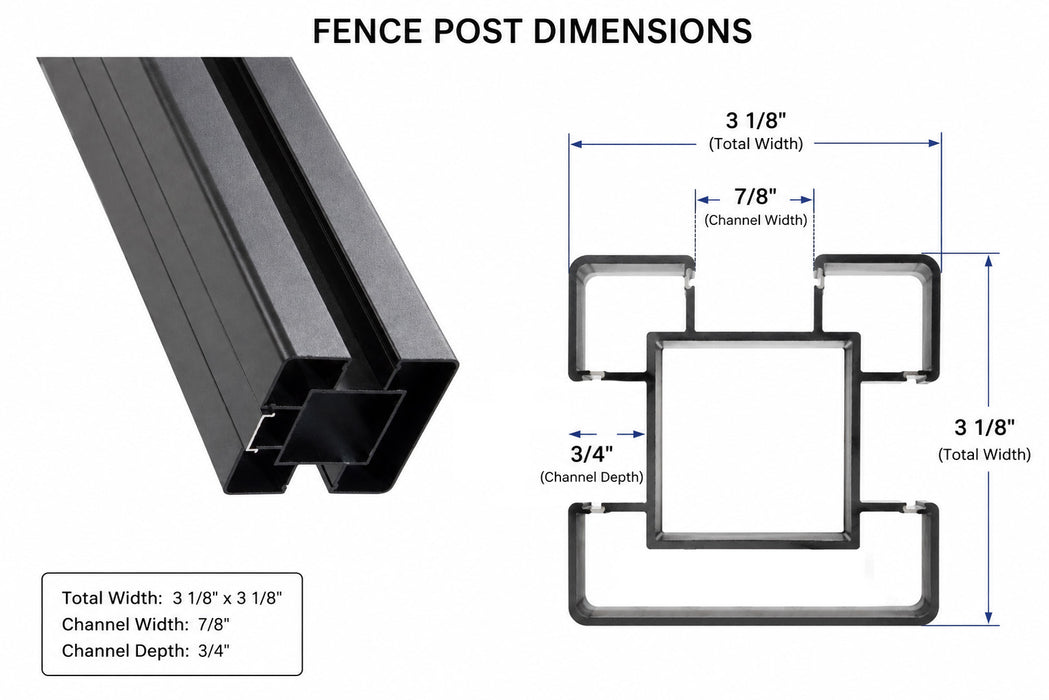 Teak Black Gap Heavy-Duty Slat Composite Fence Panels