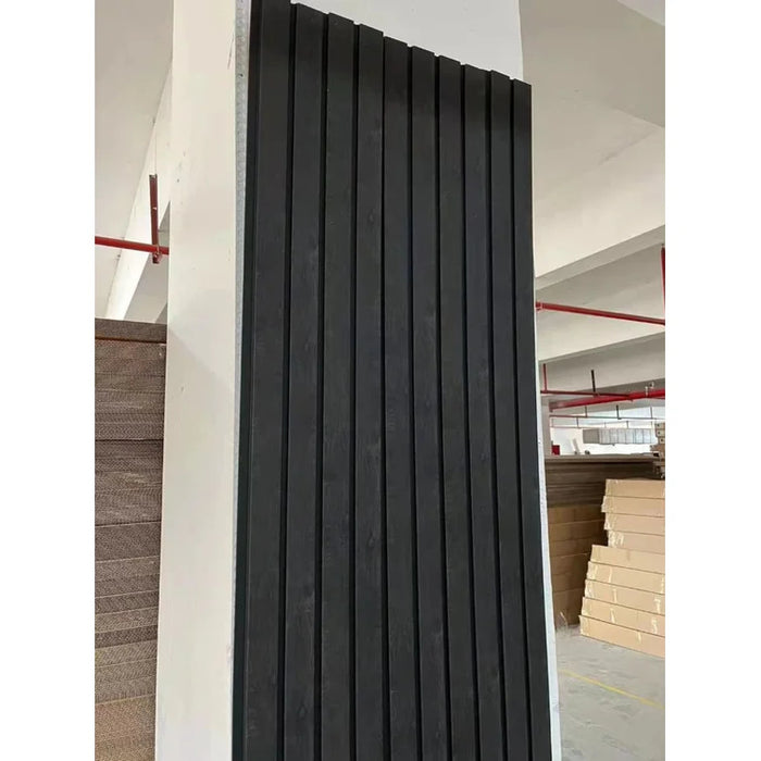 Black 4.8" x 96" Shiplap Wall Paneling (Set of 6) VWC_S1220-045