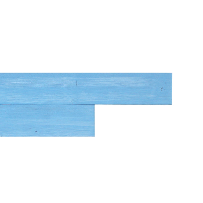 Ocean Light Blue 12 Pieces Self Adhesive Wall Panels Peel & Stick Rustic Reclaimed Barn Wood Panels - C16