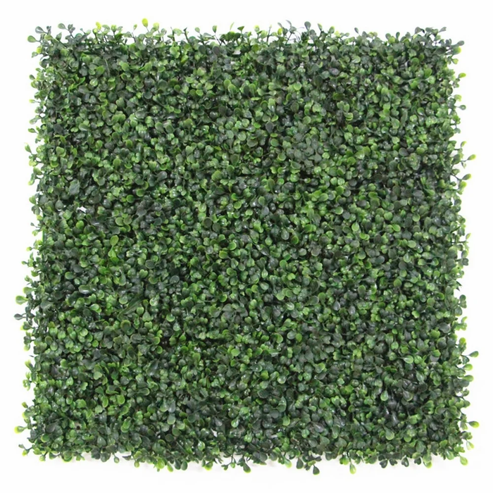 6 inch x 6 inch sample piece - Artificial Hedge Panels Privacy Fence Screen UV Resistant Topiary Darkgreen & Milan  for Outdoor Indoor Use