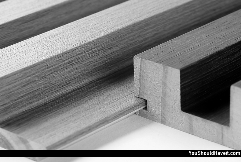 Driftwood Hardwood Wall Cladding Panel Set 94" x 5 3/4" (3pack)