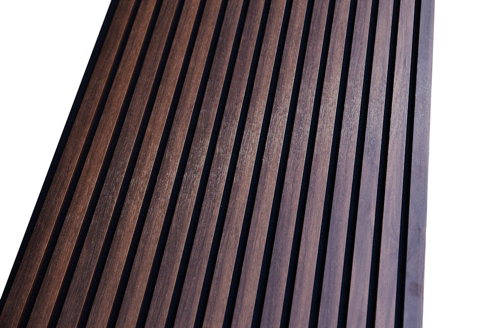 Slat wood acoustic wall panels