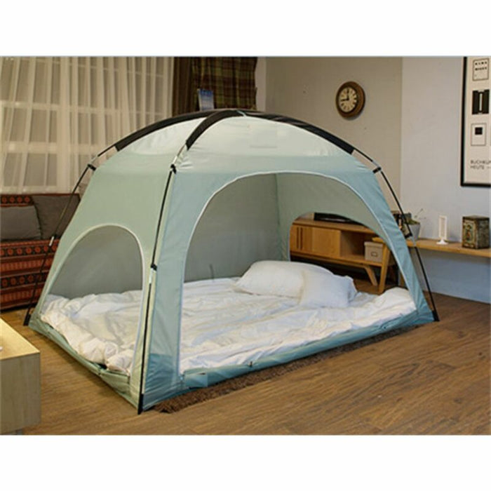 Light Blue Indoor Warm Bed Tent, Privacy Play Tent for Bed or Floor
