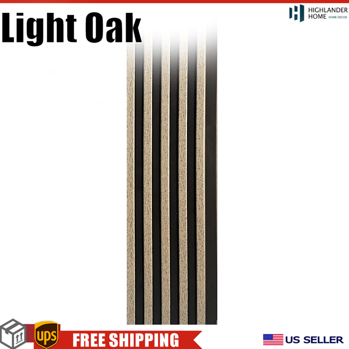 Light Oak Vinyl Cladding Panel 94.5" x 6" Shiplap Wall Paneling - VWC_G127B-58924