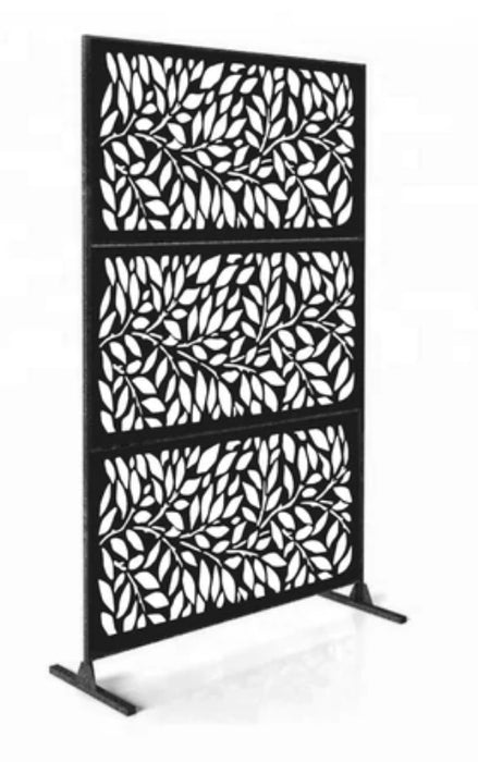 Tree Leaves Laser Cut Metal Privacy Combo  76"x48"/set