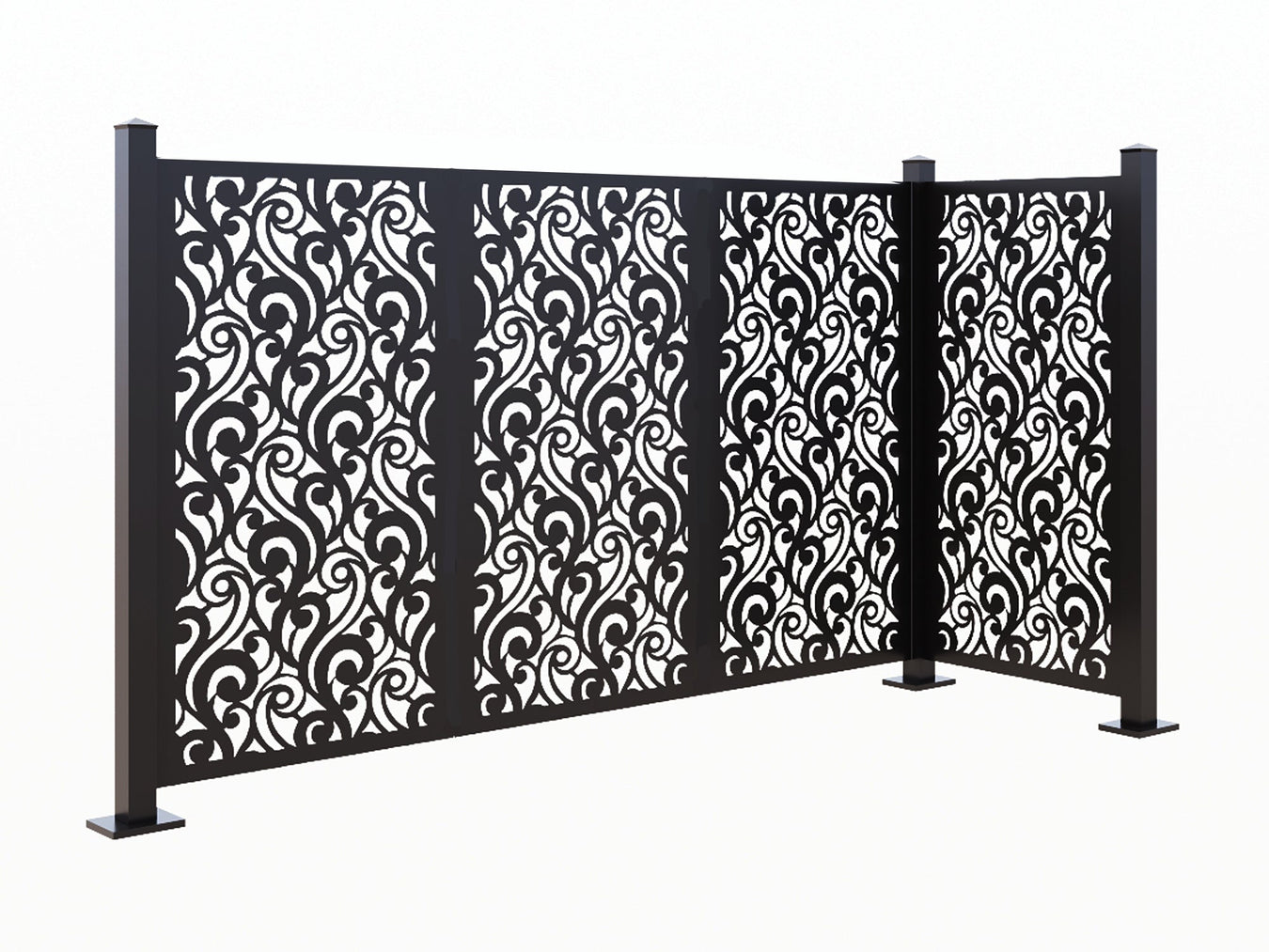 4 Panel Privacy Screens