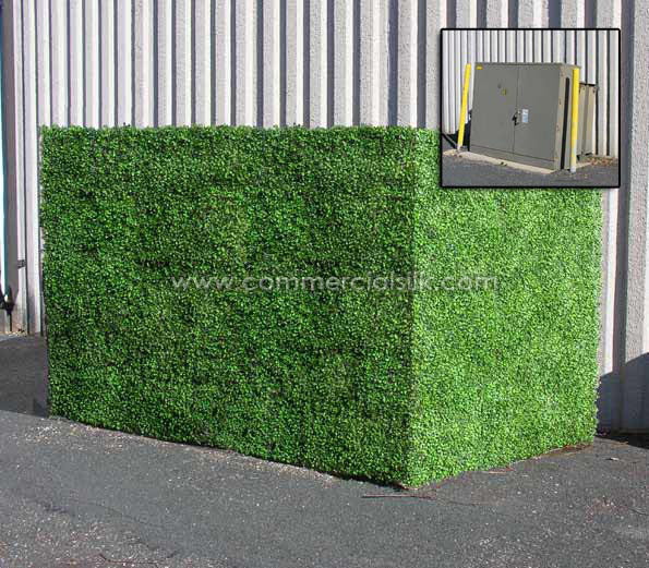 Darkgreen Artificial Boxwood Panels Hedges