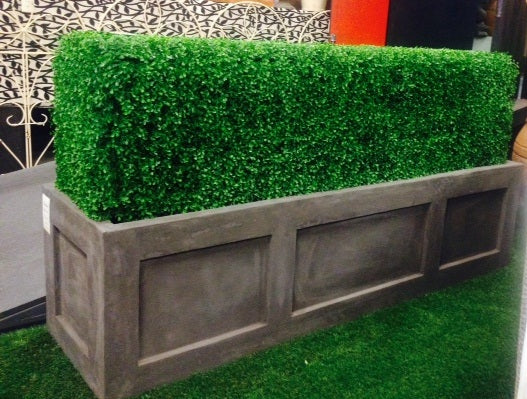 Milan Artificial Boxwood Panels Privacy Fence Screen UV Resistant Topiary Hedge for Outdoor Indoor Use